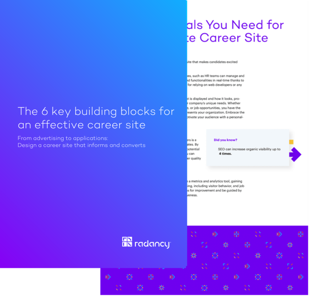 The 6 key building blocks for an effective career site